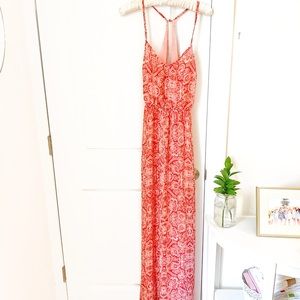 🌸SUMMER SALE Bershka Collection red maxi dress